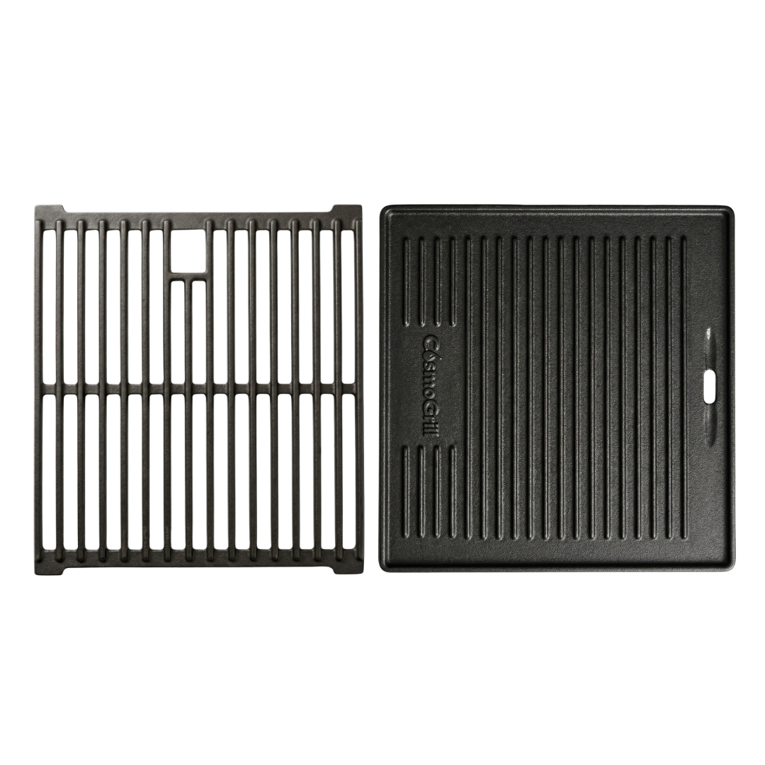 Cast Iron Reversible Griddle and Grill Grate Set for Original 4+1