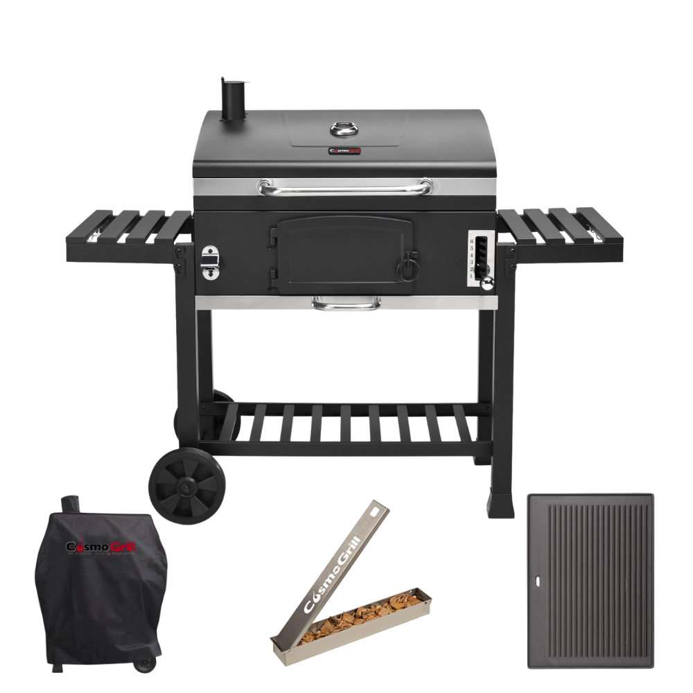 #Option_XXL Smoker Charcoal BBQ Ultimate Bundle