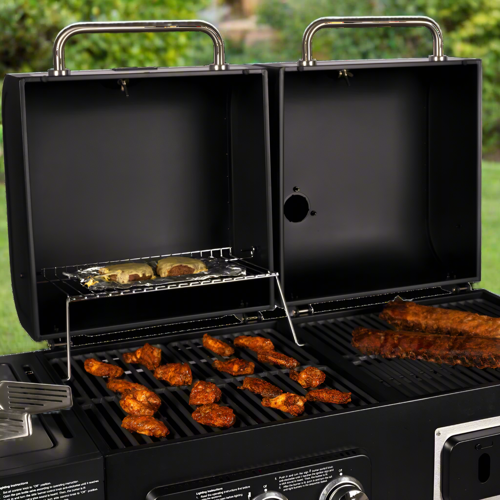 Barbecue a doppio combustibile Duo