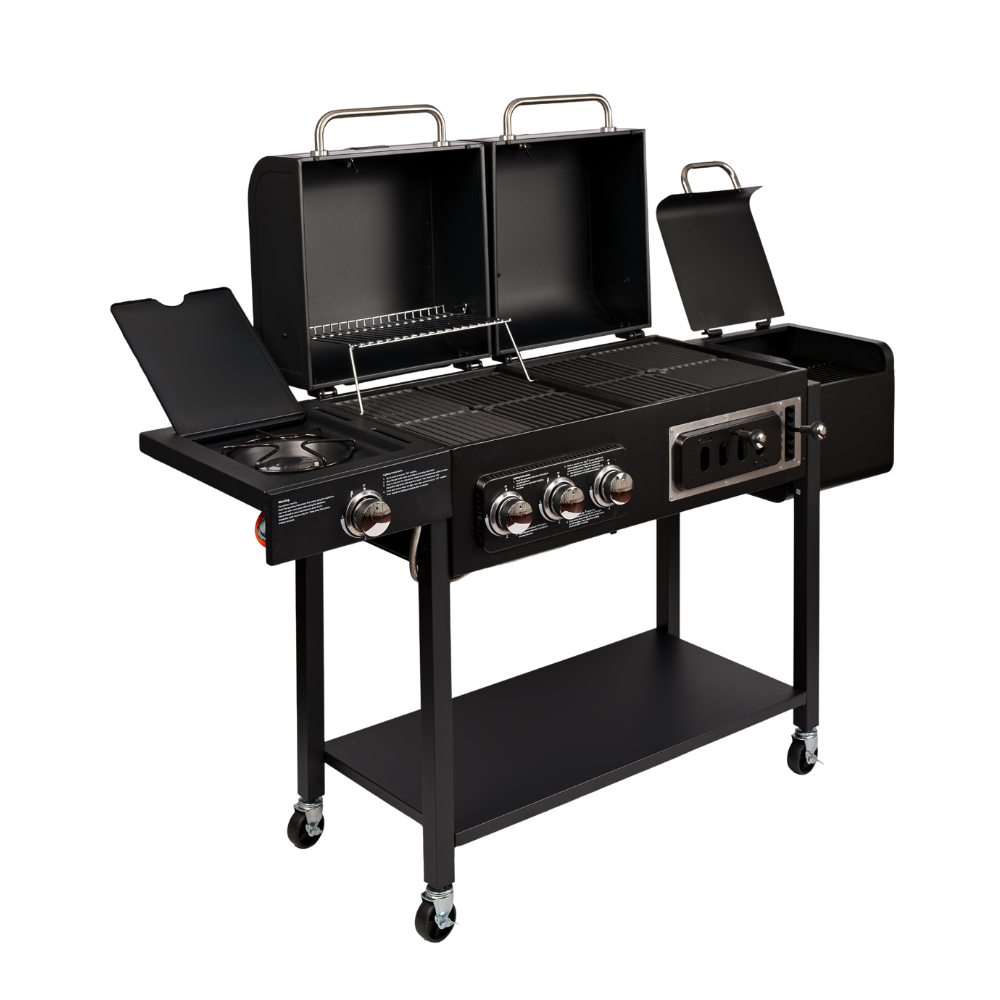 Barbecue a doppio combustibile Duo