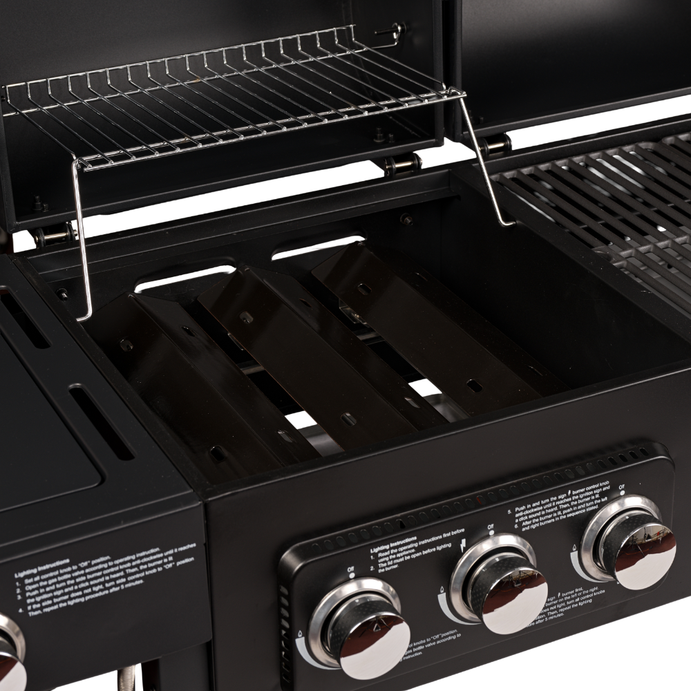 Barbecue a doppio combustibile Duo
