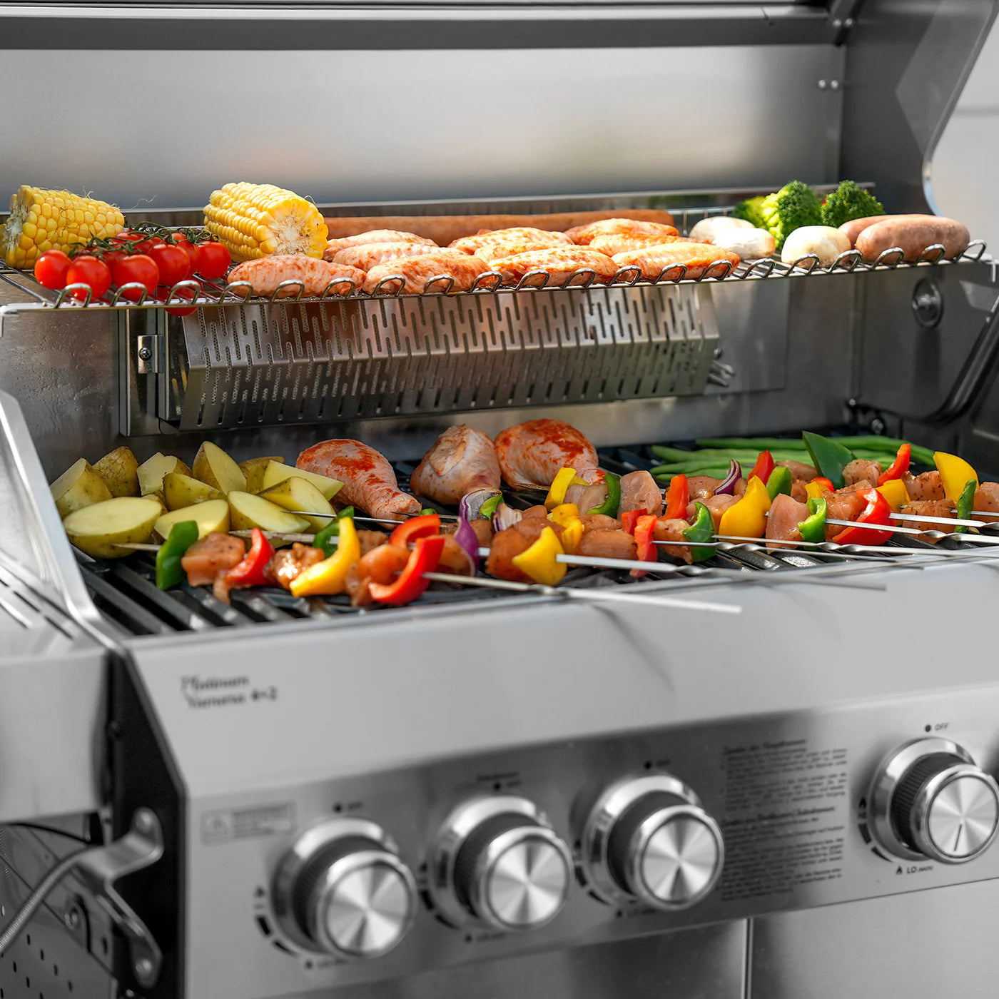 Barbecue a gas Platinum Yamara 6+2