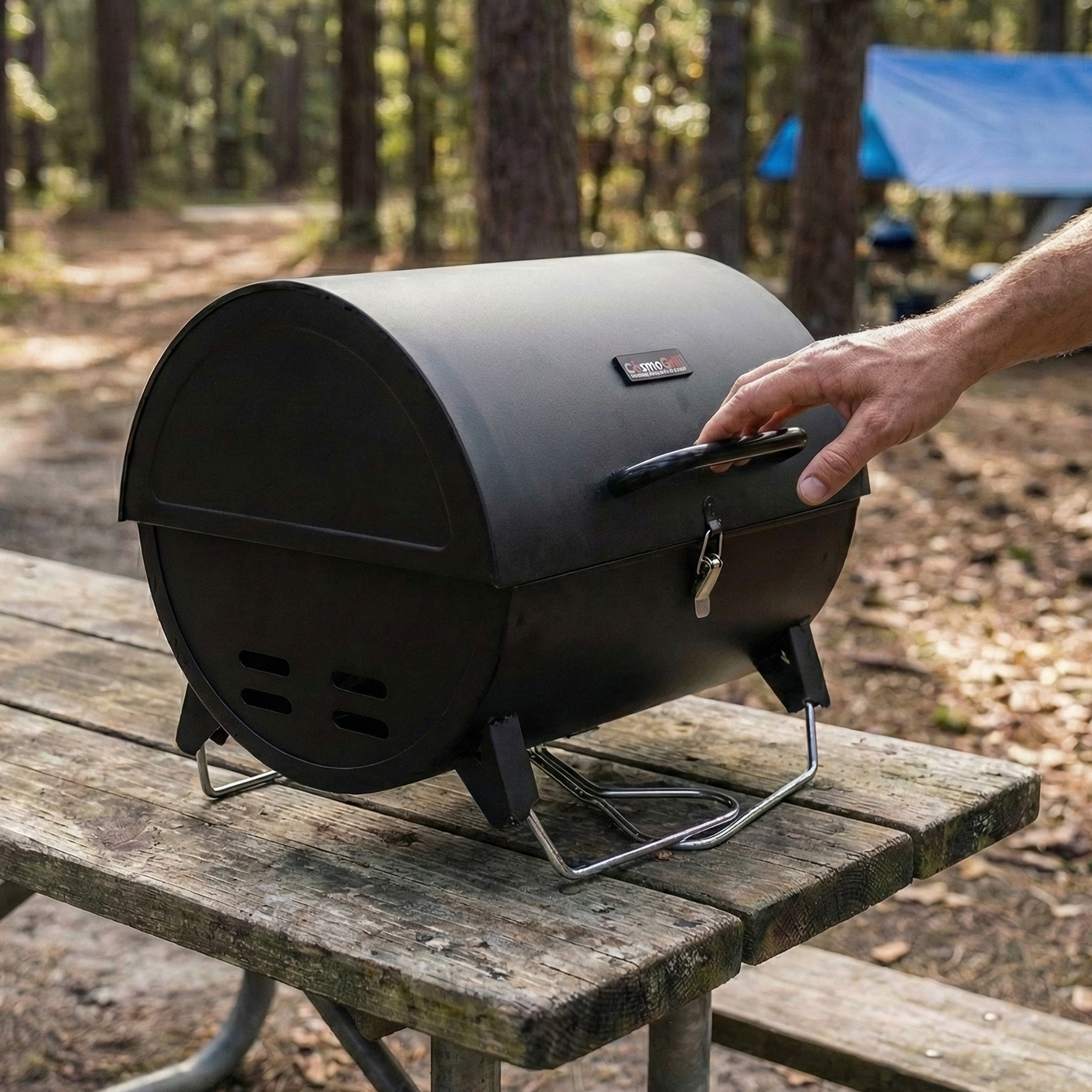 tabletop camping BBQ