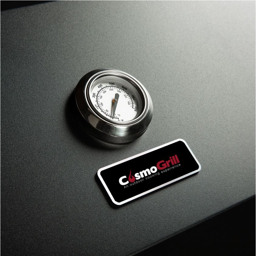 Premium Black 2+1 Gas Barbecue - CosmoGrill