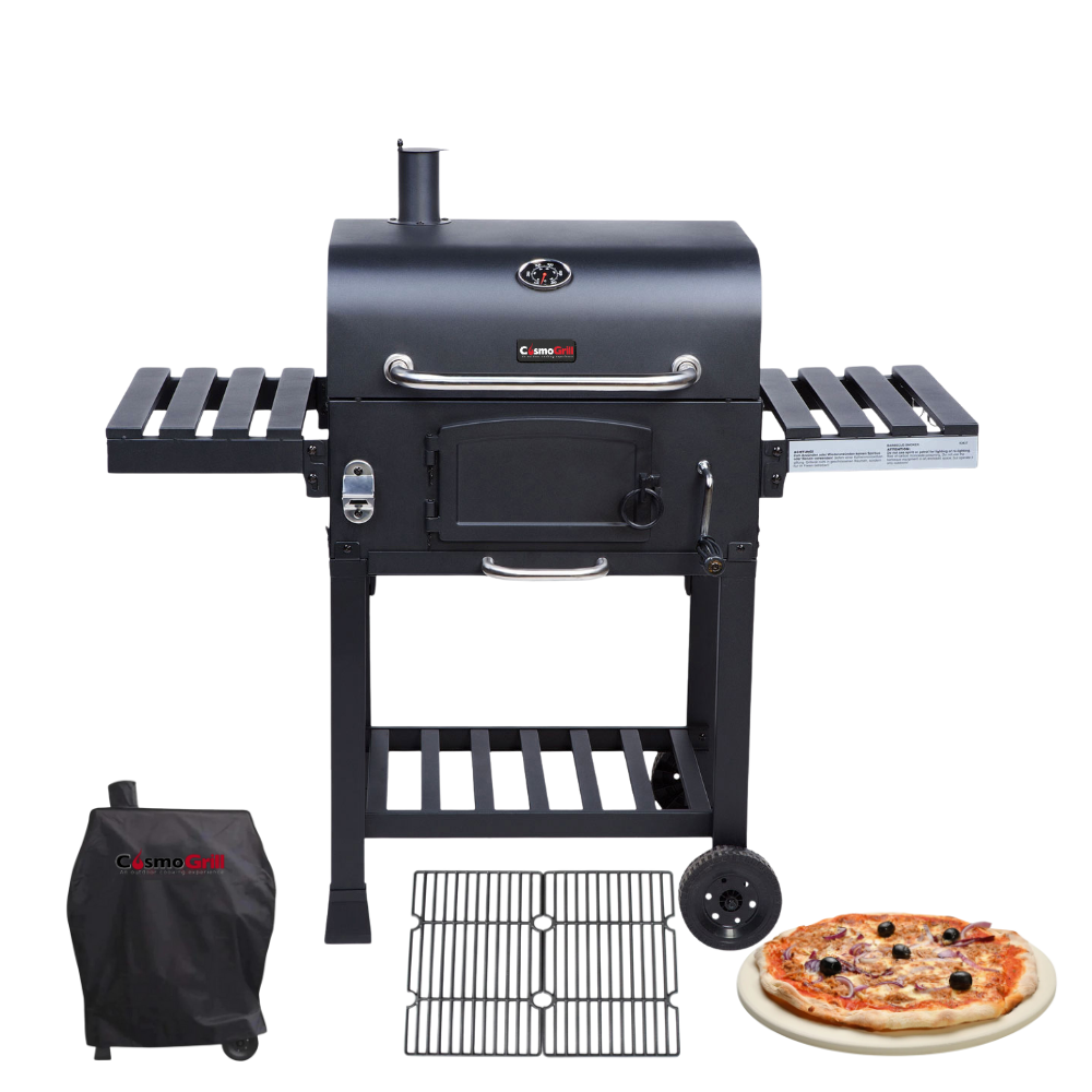 #Option_XL Smoker Charcoal BBQ Ultimate Bundle