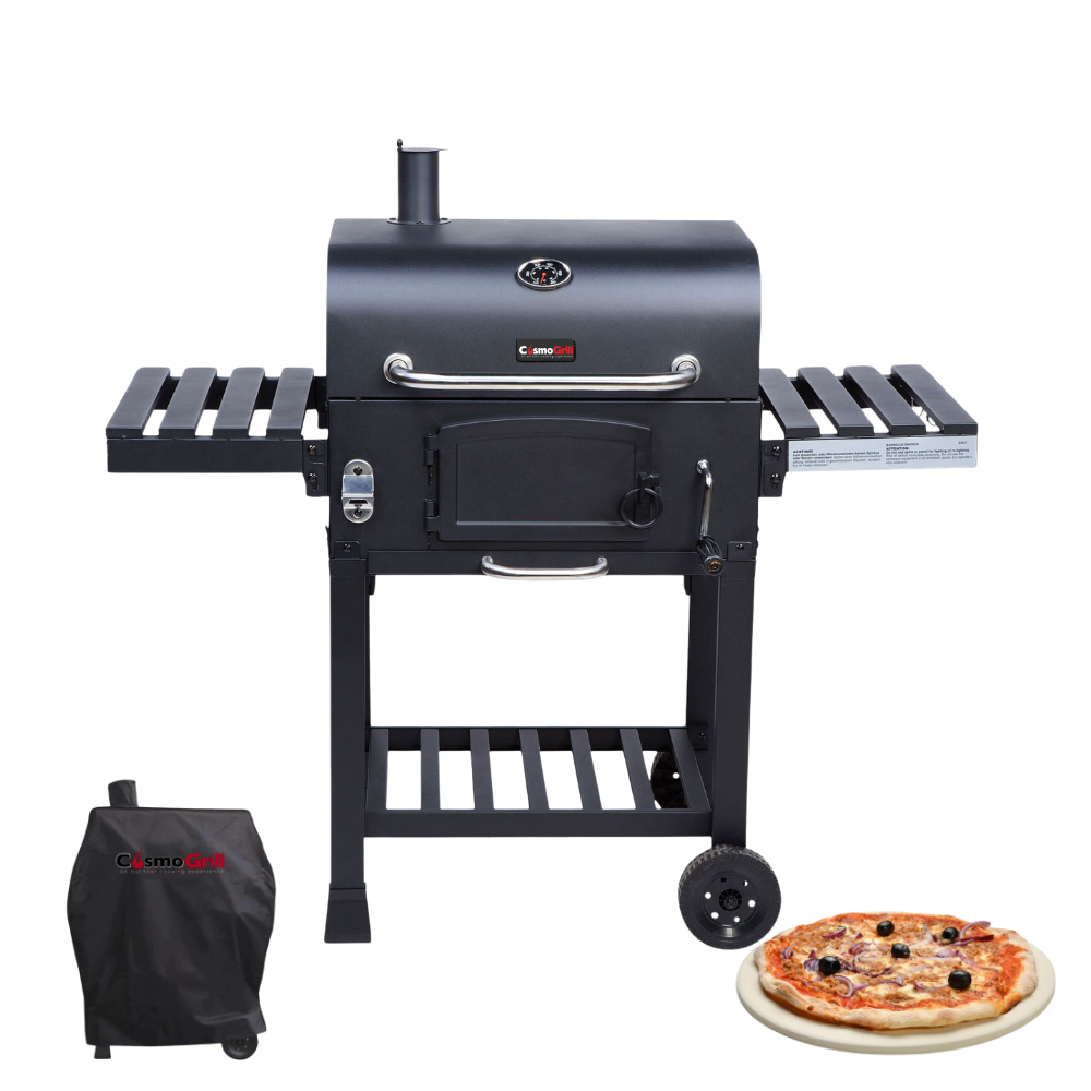 #Option_XL Smoker Charcoal BBQ Essential Bundle