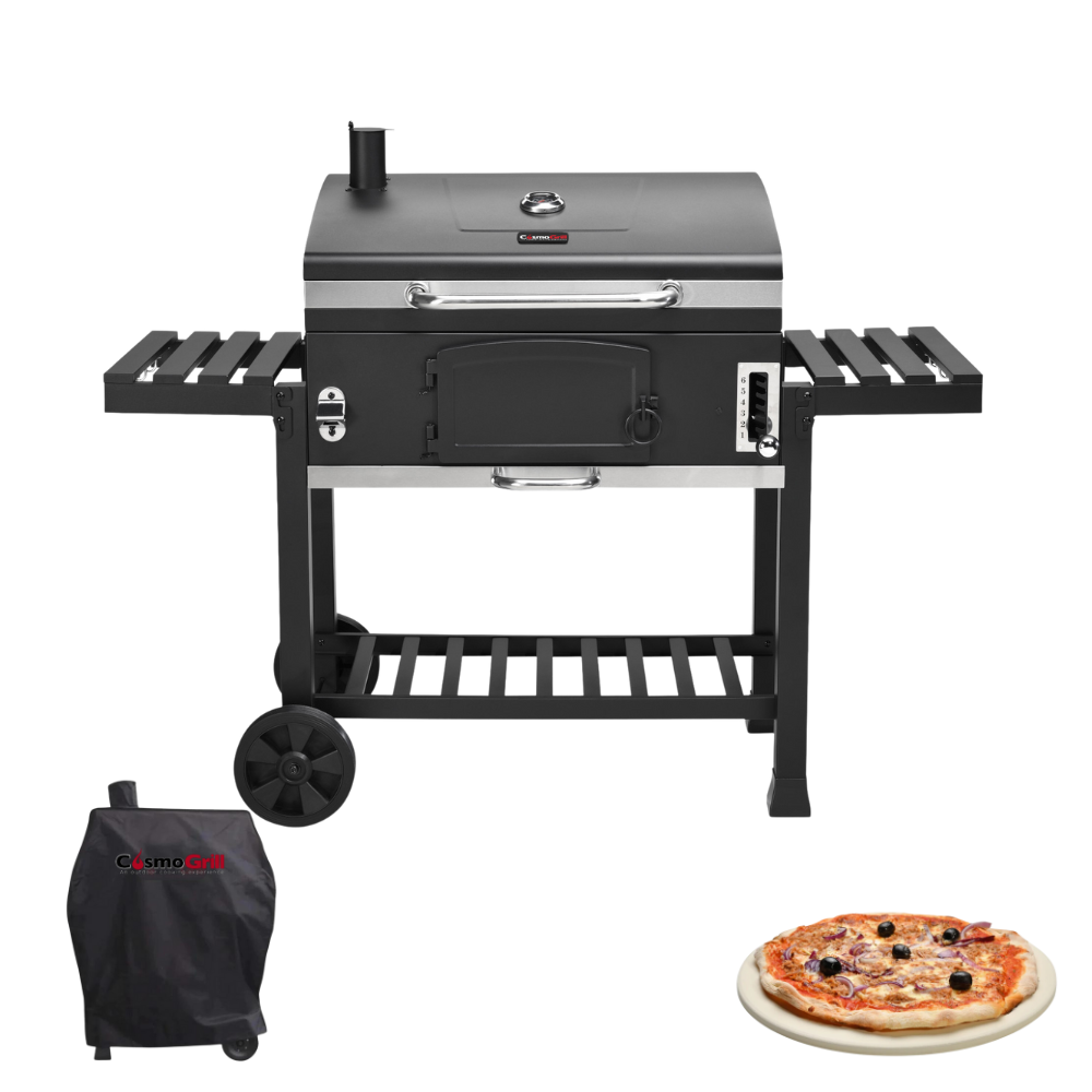 #Option_XXL Smoker Charcoal BBQ Essential Bundle