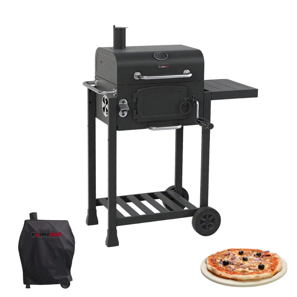 #Option_Jr. Smoker Charcoal BBQ Essential Bundle