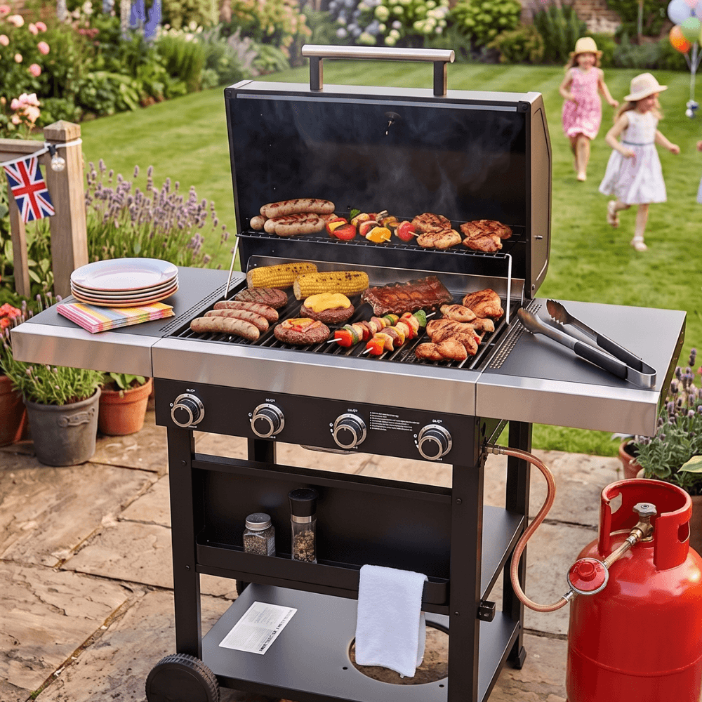 Wabaya Max 4 Burner Gas Barbecue