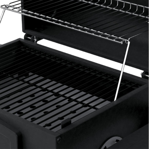 Cosmo Grill XL Charcoal Smoker BBQ with Enamelled Steel Grates