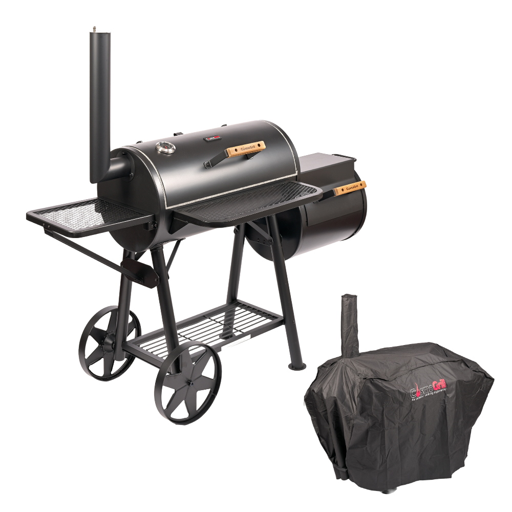 #Option_XXXL Smoker BBQ with Cover