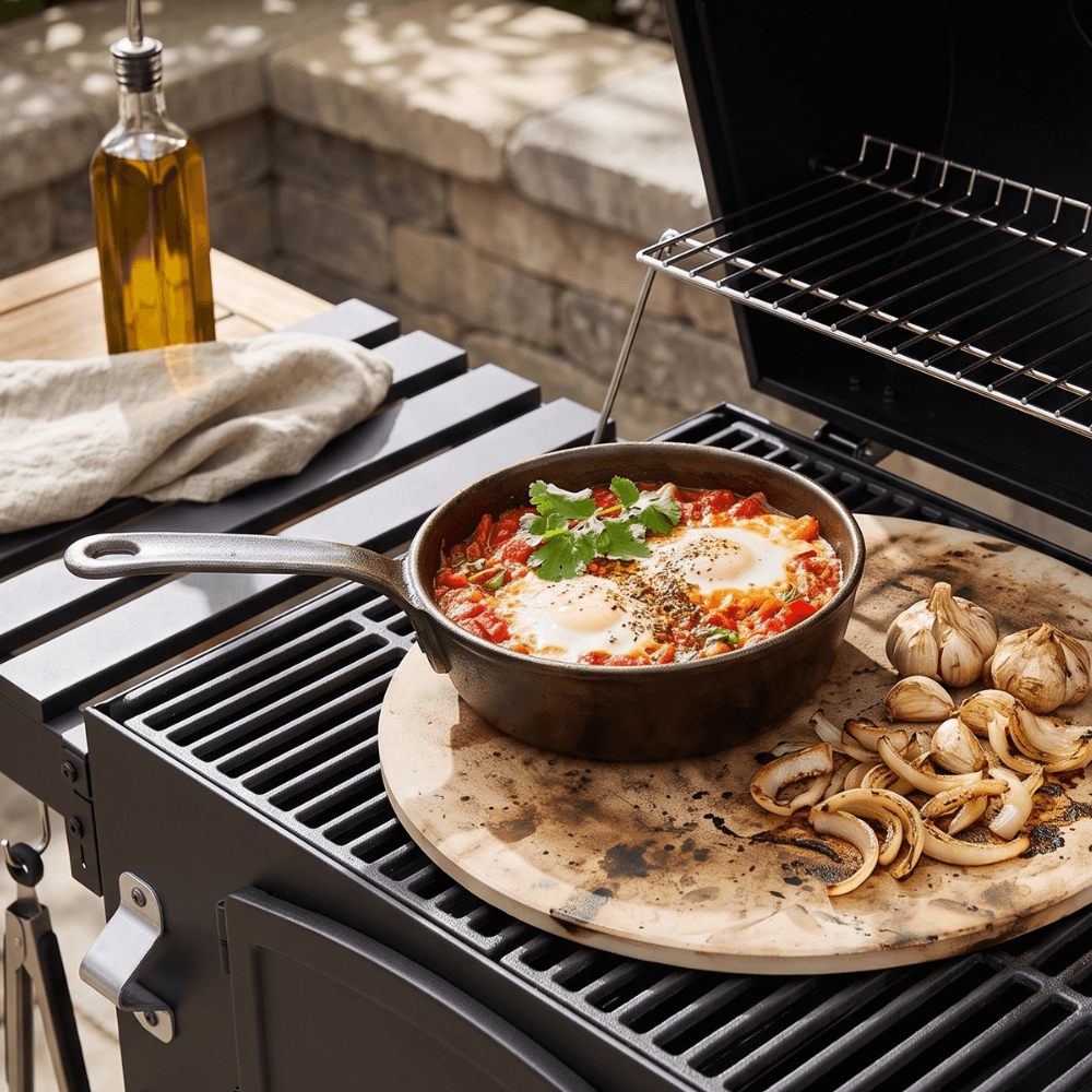 Baking Stone on BBQ