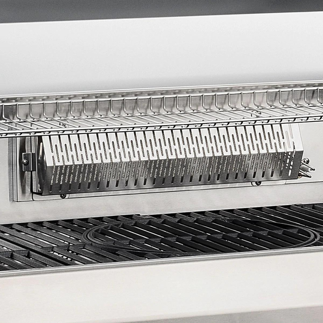 Back Burner on 6 Burner Gas Barbecue