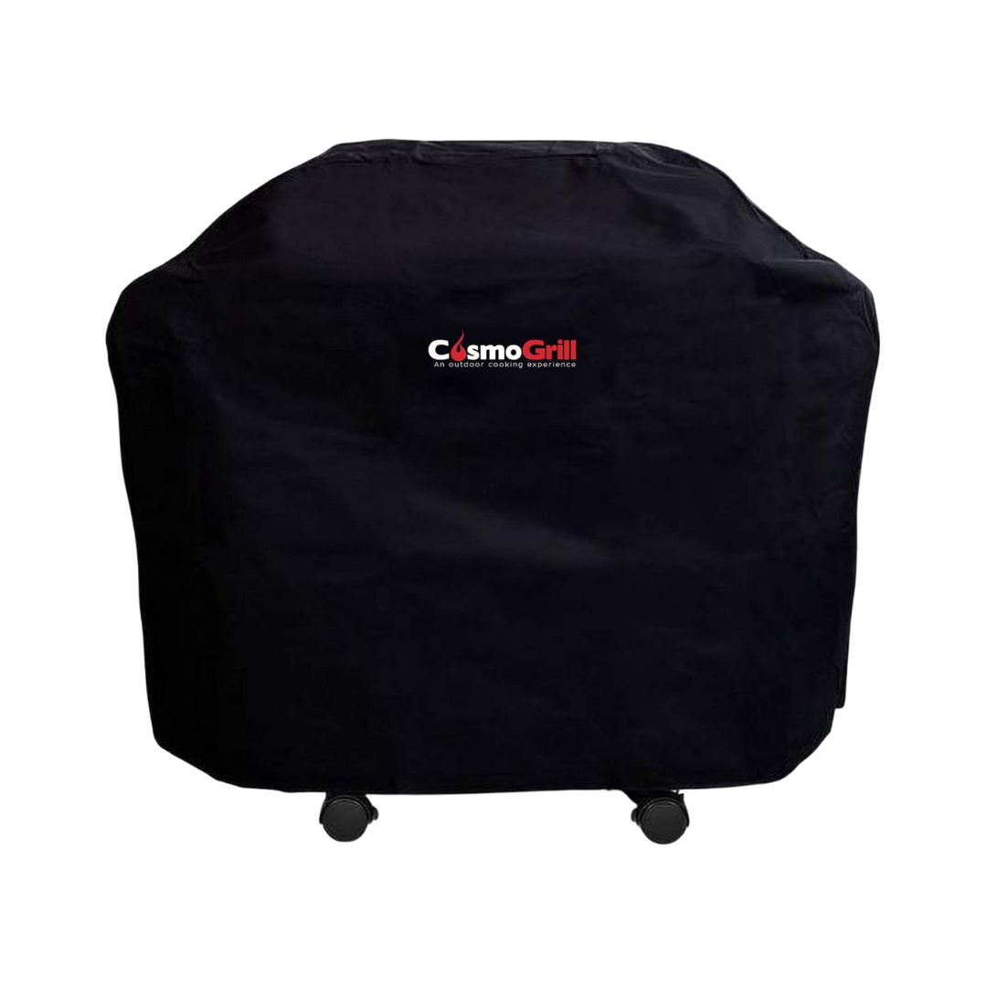 Front facing image of CosmoGrill Platinum 6+2 gas barbecue cover