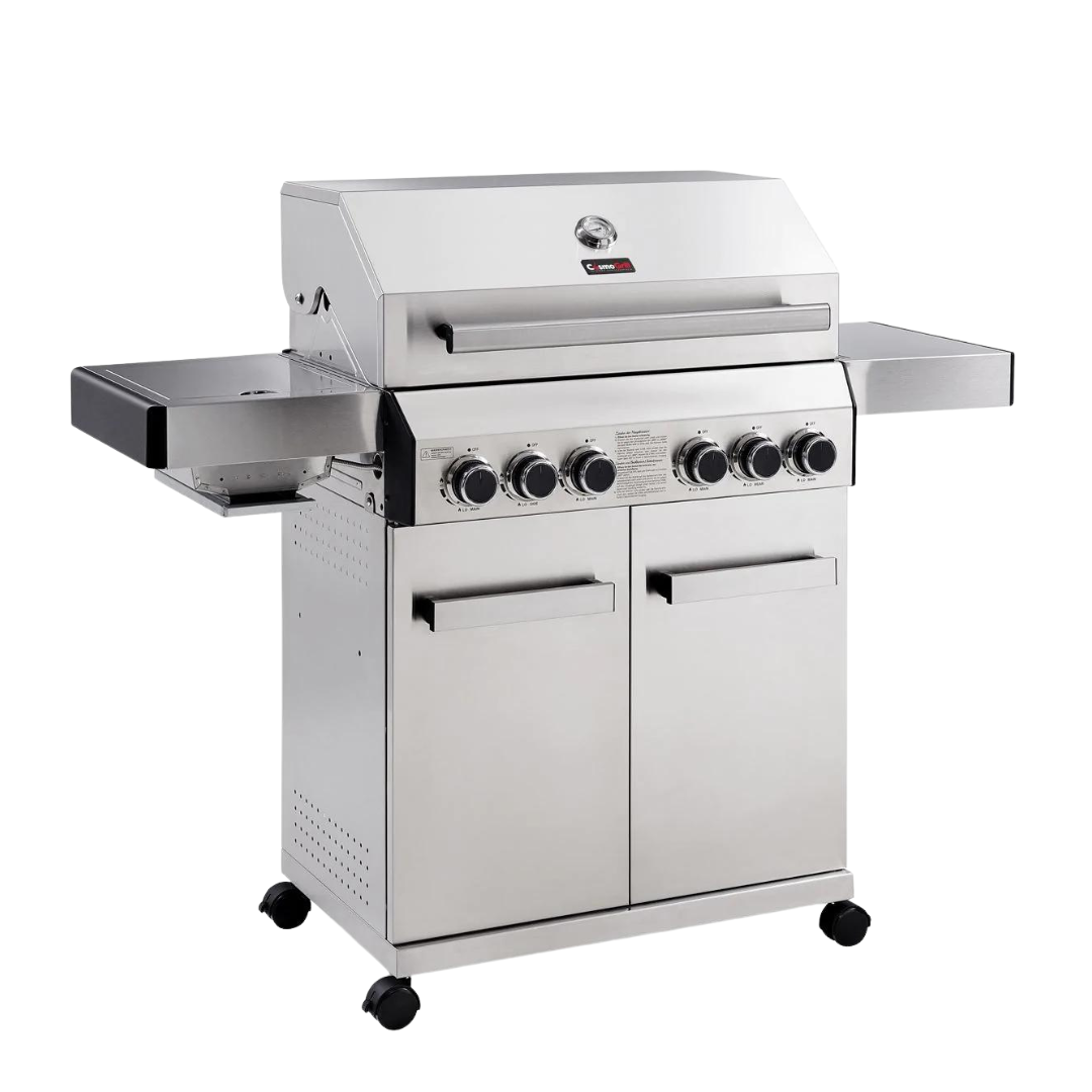 Platinum Stainless Steel 4+2 Gas Barbecue - CosmoGrill