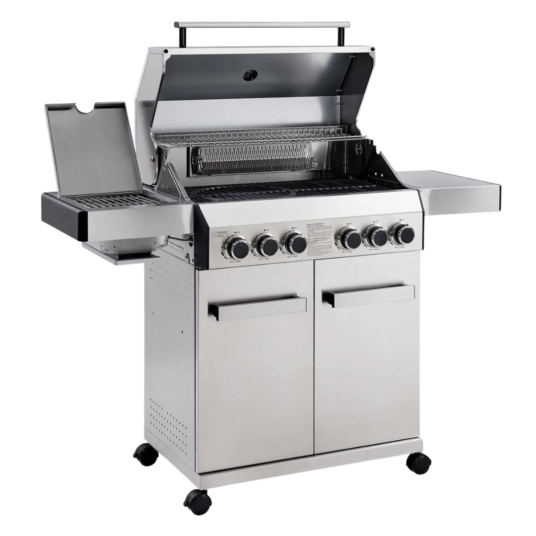 Platinum Stainless Steel 4+2 Gas Barbecue - CosmoGrill