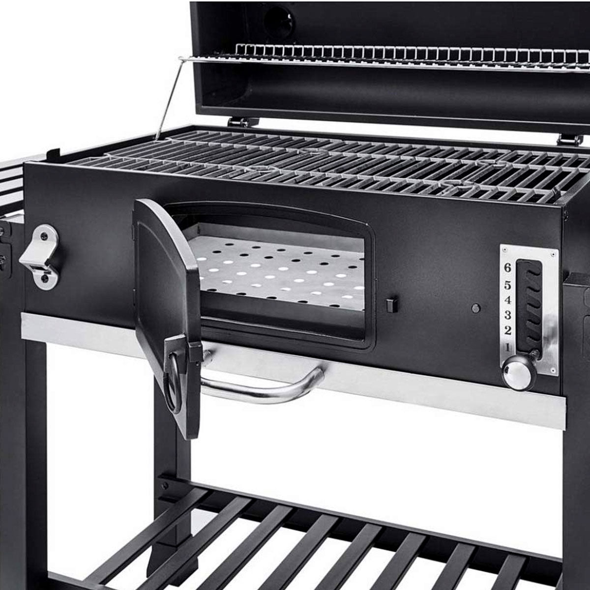 XXL Smoker Charcoal Barbecue + Cover - CosmoGrill